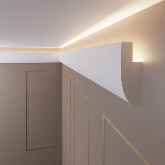 30 Mètres De Moulure LED OL-24 Blanc - Éclairage Indirect - Pareto-Decor