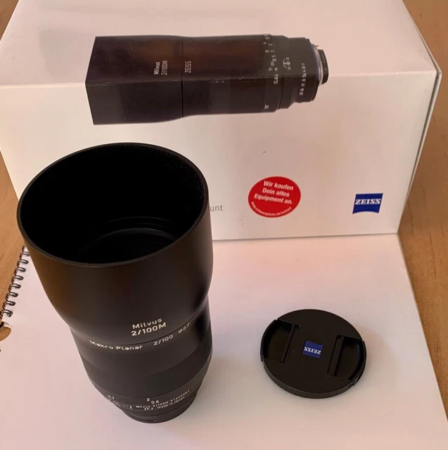 Objektiv Carl Zeiss Milvus 2/100M ZF.2 Makro-Planar für Nikon, TOP-wie neu