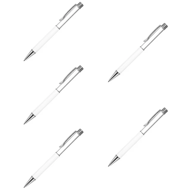 5pcs DIY Press Typ Stift Office Schreibstiftstift Stift Wärme Transfer