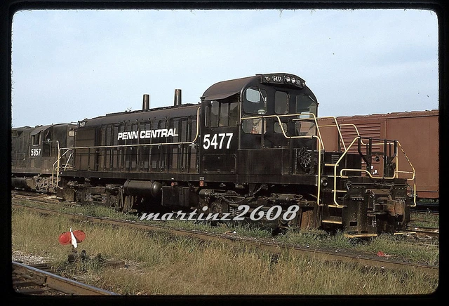 (Jb) Orig. Slide Penn Central (Pc) 5477 Roster