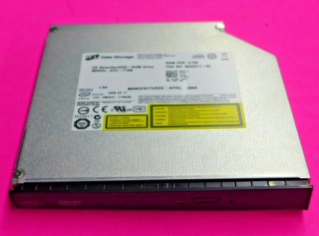 NEW Dell Inspiron 1525 1526 CD-RW/DVD-ROM Optical Drive w/Bezel PT065 TY448