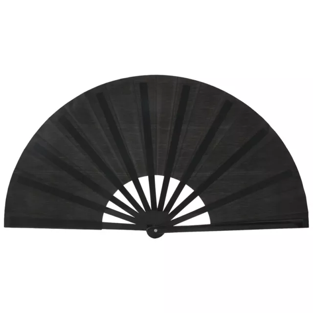2 Pieces Folding Fan Nylon Cloth Handheld Folding Fan Chinese Tai eee