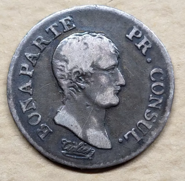 Napoléon Premier Consul- Quart De Franc An 12 A