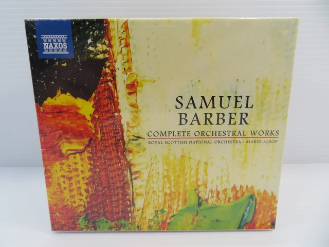 Samuel Barber Complete Orchestral Works Marin Alsop 6 CD Boxset-Naxos-Brand New