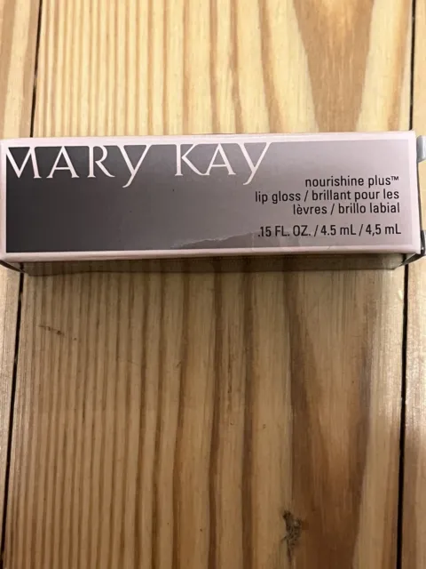 Nuevo en caja Mary Kay Nourishine Plus brillo labial rico especias #047951 tamaño completo