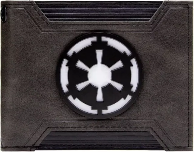 A New Hope Star Wars Galactic Empire Symbol Black Bi-Fold ID & Card Wallet