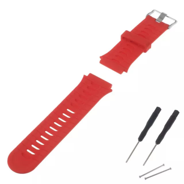 Correa Pulsera Brazalete Silicona / Caucho Garmin Forerunner 920XT Rojo