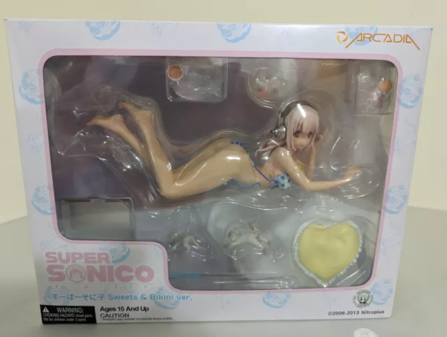 Super Sonico Sweets & Bikini ver. PVC Figure (Arcadia)