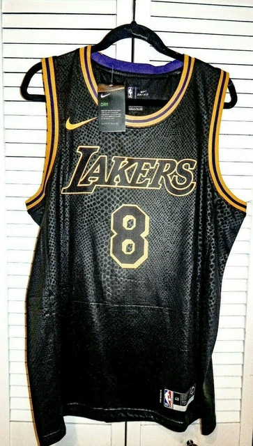 Men's Los Angeles Lakers Kobe Bryant Nike Black Mamba Day Swingman Jersey