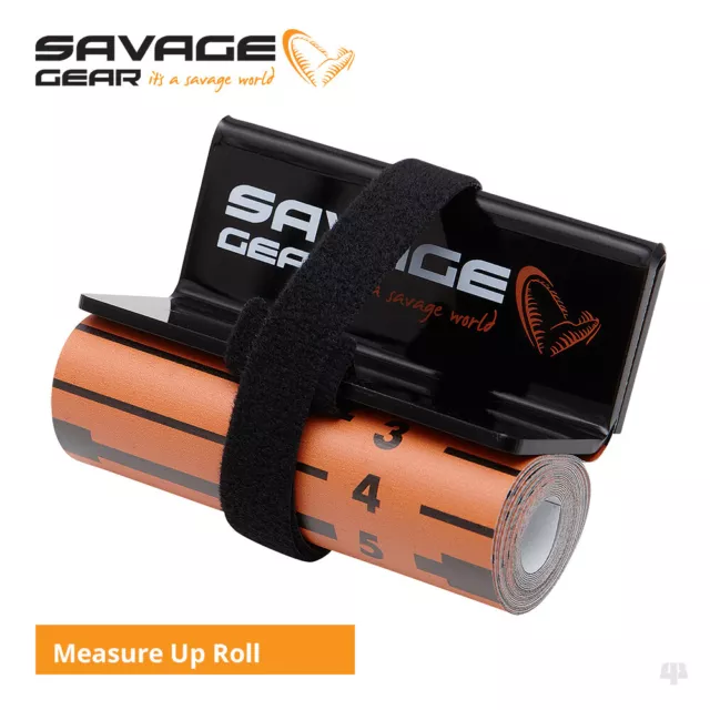 Savage Gear Measure Up Roll - Bass Cod Wrasse Pollock Pike Perch Fishing Tackle