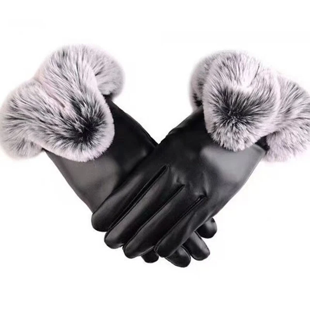 Gloves Comfortable Feel Polyester for Cold Winter Driving Practical