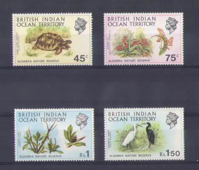 British Indian Ocean Territory - 1971 'Aldabra Nature Reserve' Mnh Set