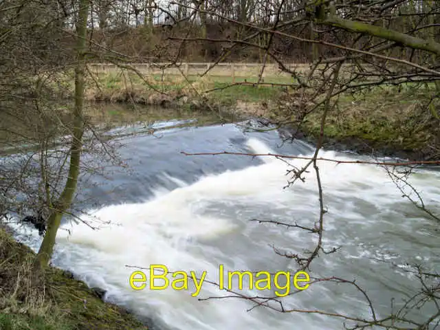 Photo 6x4 Weir on River Dearne. Millhouses/SE4204 Near to A635 at Darfie c2006