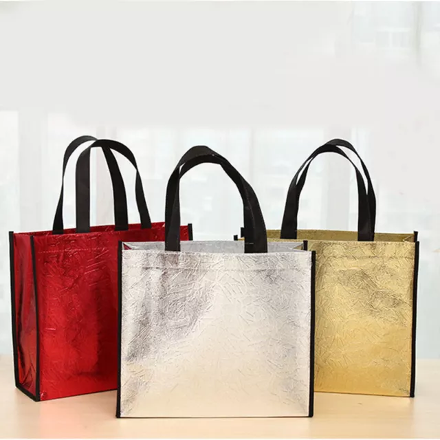 Borsa per la spesa in tessuto non tessuto riutilizzabile eco impermeabile pellicola rivestita