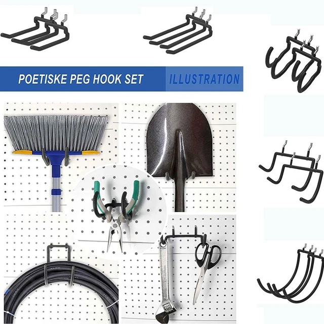 Supporto a parete peg board gancio deposito garage gancio appendiabiti