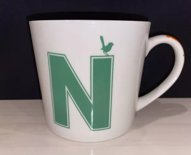 Mozi Mug Intial “N” Fine Porcelain By Mozi 400ml