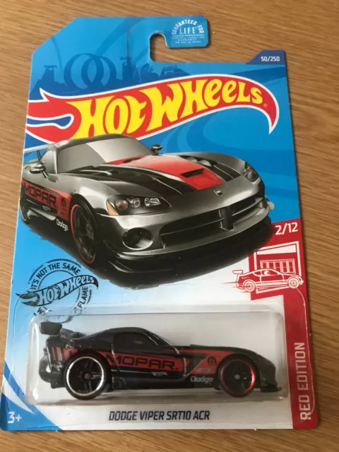 Hot Wheels 2020 Dodge Viper SRT10 ACR Red Edition #50 GHG75 NEU OVP