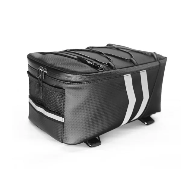 9L Waterproof Bicycle Rear Rack Seat Bag Motorcycle Storage Pouch Trunk Pannier