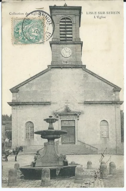 CPA 89 - LISLE-SUR-SEREIN - L'Eglise