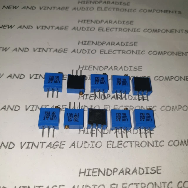 New Vishay T93Ya 10R 10% 1/2W Hq Trimmers For Audio! T93Ya100Kt20 ! 20Pcs