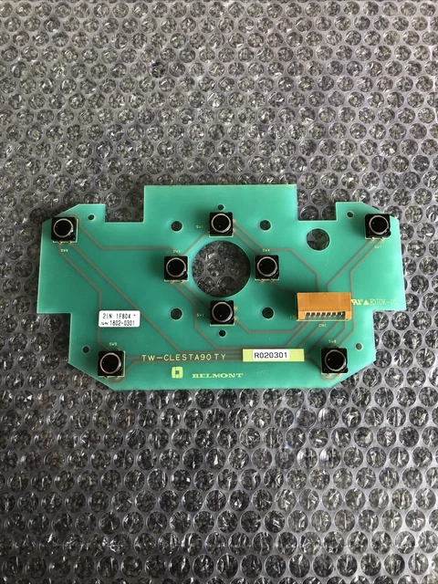 BELMONT Dental Chair Foot Control PCB Board W/ Position Label - Model B10X7898, For BEL7/BEL10/BEL20