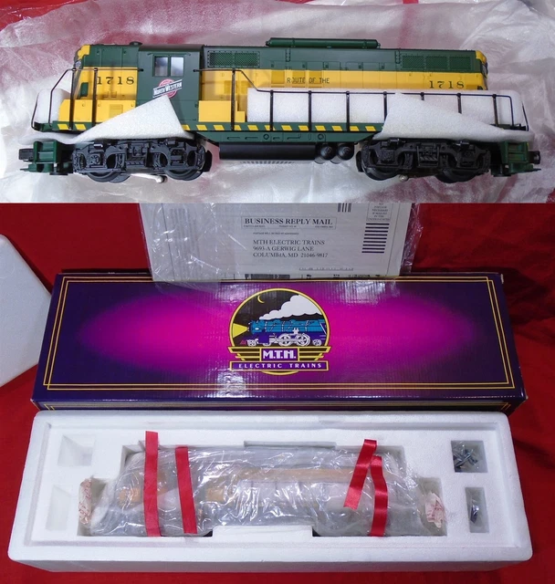 Locomotives MTH pour modélisme ferroviaire à l'échelle O