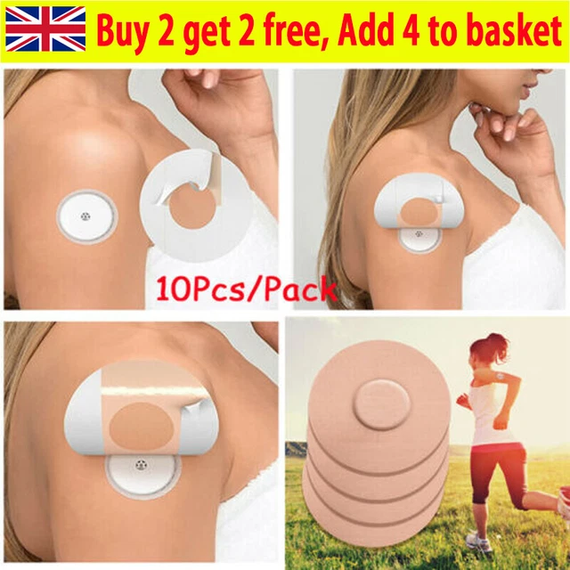 10 pz Copertura Sensore Freestyle Libre Patch Fisse Impermeabile Regno Unito Stock Nb