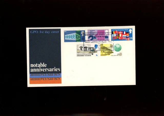 1969 Anniversaries GPO FDC Alcock & Brown Manchester special H/S. Cat £35