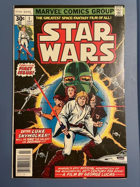 Star Wars #1 First Printing-30 Cent Newsstand Edition- Marvel 197 RARE