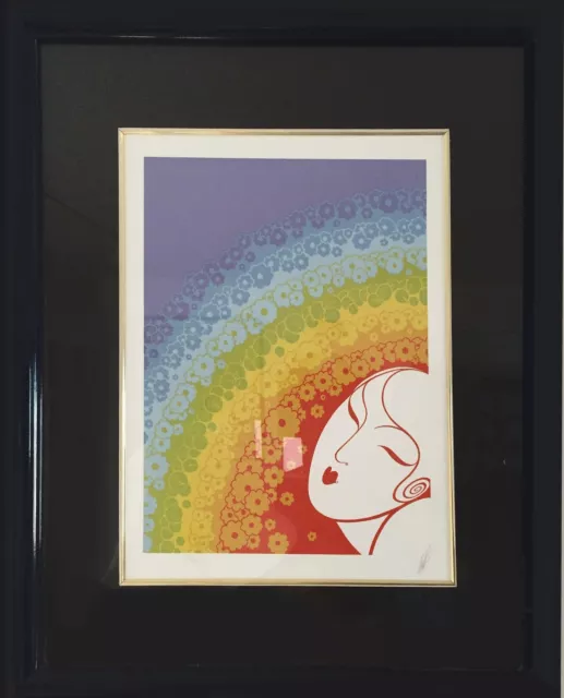 Erté, Rainbows in Blossom, Screenprint, signed and numbered in pencil