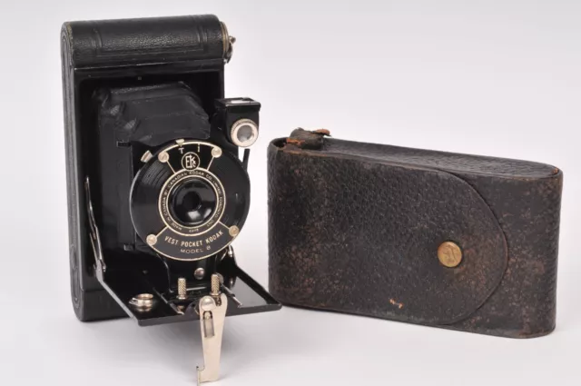 Weste Tasche Kodak Modell B - kanadisches Modell mit Kodak Etui und Folie