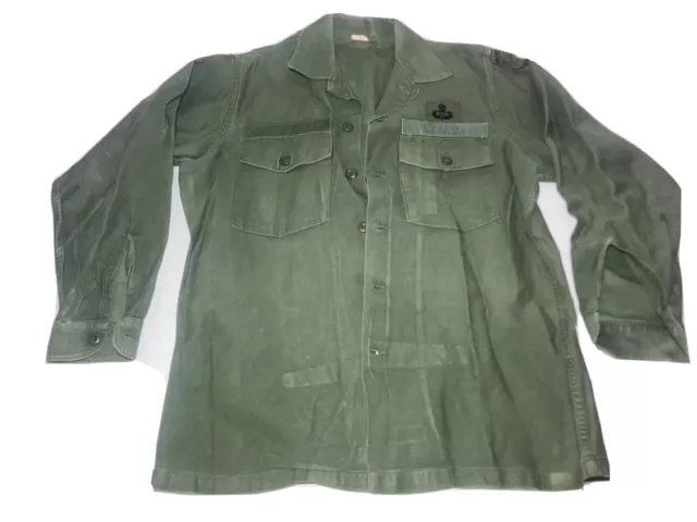 Vintage Army Green OG 107 Airborne Vietnam Jacket