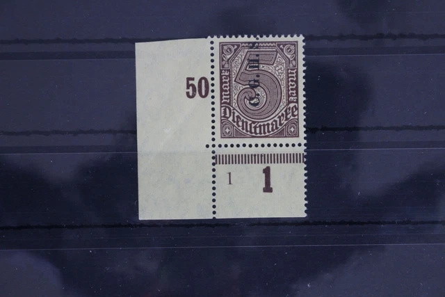 Dt. Abstimmungsgebiete Oberschlesien Dienstmarke 20 II postfrisch #FB480