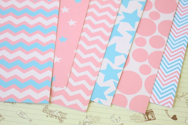Sweetheart Mix cardstock 250gsm fabricación de tarjetas álbum de recortes diario papel artesanal