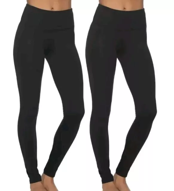 Black Jezebel Sueded Leggings Pack of 2 Size Small RRP £24.99