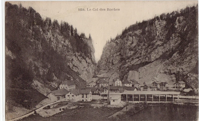 Cpa-25 - Le Col Des Roches.