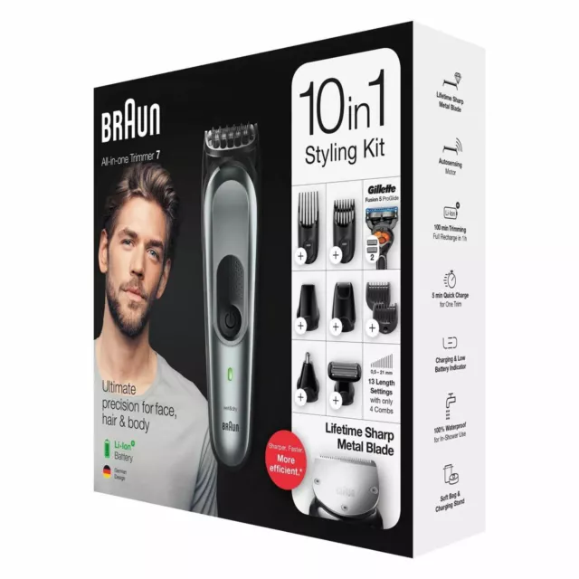 Braun Series 3 3450 All-In-One Style Kit, 5-in-1 Grooming Kit with