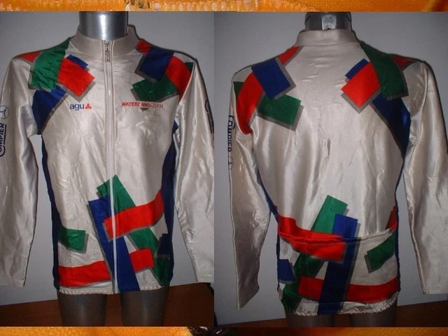 Agu Mercedes Winter Jacket Shirt Jersey Top Adult XL Cycling Cycle Bike Vintage