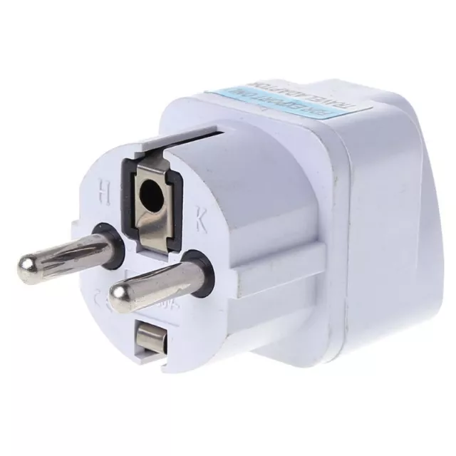 Universal US AU UK to EU Socket Plug AC Power Travel Charger Adapter Converter