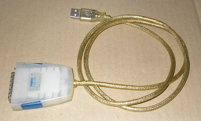 LOGITEC LUB-SC SCSI-2 USB Conversion cable From Japan Used LOGITEC LUB-SC SCSI-2 USB Conversion cable From Japan Used