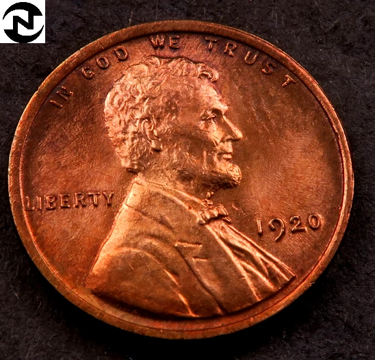 1920 Lincoln Wheat Penny Cent // Gem BU (red) // *Fresh OBW Coin* // 1 Coin