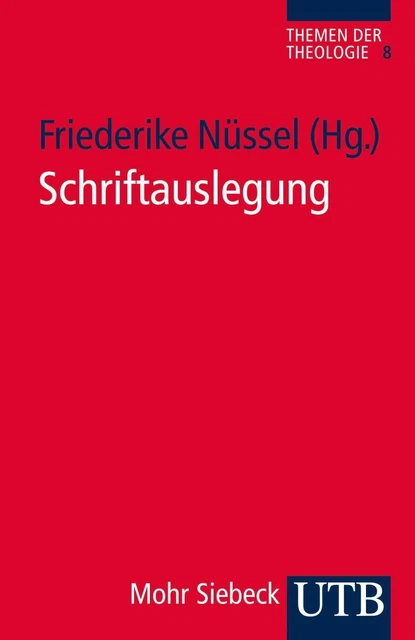 Schriftauslegung | Taschenbuch | Deutsch (2014) | 279 S. | UTB GmbH