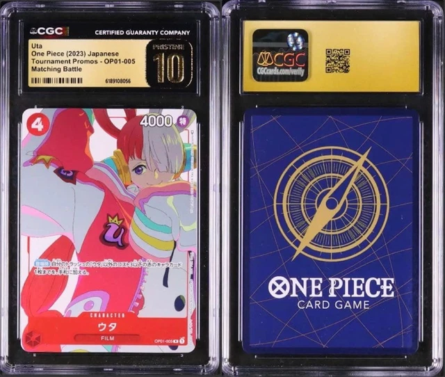CGC10 PSA10 UTA Matching Battle Promo OP01 005 Hanafuda From JAPAN