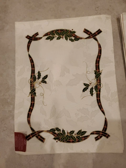 Mantel de tela Lenox Holiday Nouveau dorado (juego de 4) 11946433