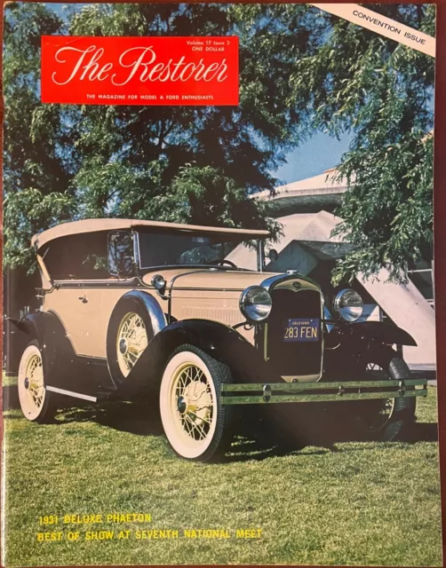 VINTAGE THE RESTORER Model A Ford Magazine, Volume 17, Issue 3, Sep-Oct ...