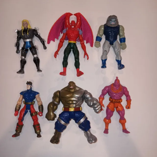 ToyBiz Marvel XMen / X-Men Lot Of 6 Action Figures No Duplicates Vintage Group 3