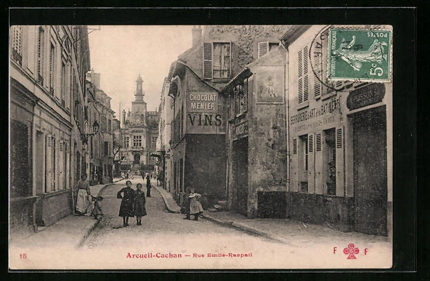 CPA Arcueil-Cachan, Rue Emile-Raspail