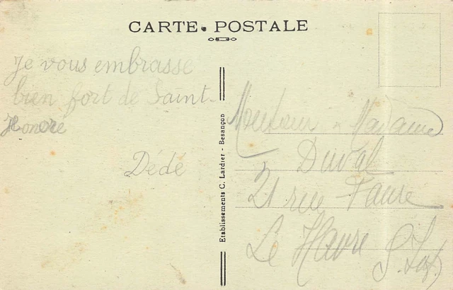 CPA Saint-Honoré-les-Bains l'étang de Seu la vieille montage 2
