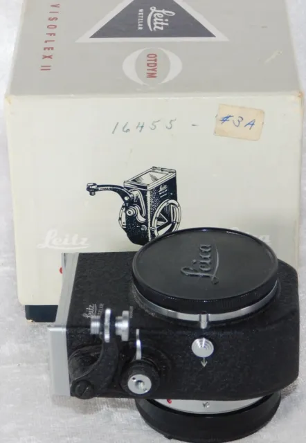 Vintage Leica Leitz Wetzlar Visoflex II Mirror Box Camera Lens w/ Box