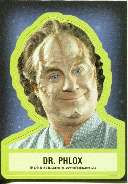 Star Trek Aliens Chase Sticker S13 Dr. Phlox